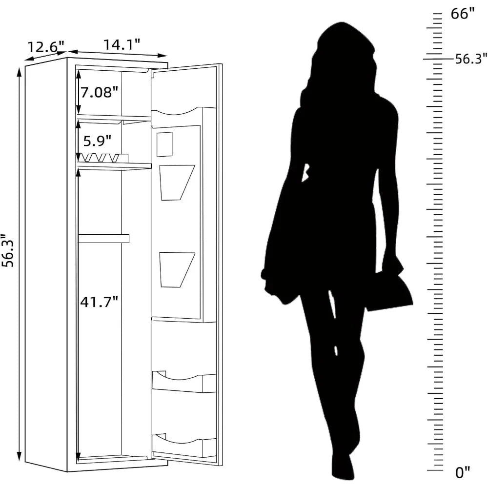 Six Gun Safe for Rifles and Pistols Large Capacity Cabinet