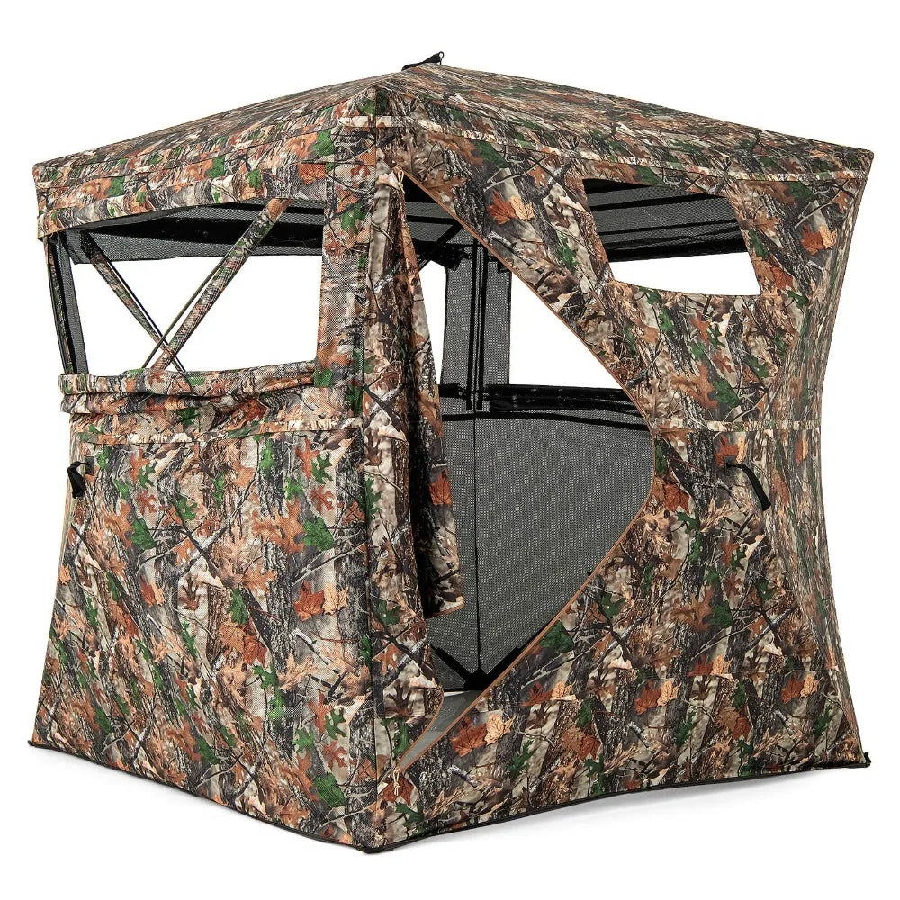 Durable Hunting Blind With 270 Degree Viewing Range And Portable Carrying Bag