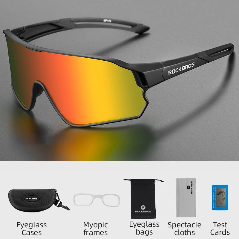 ROCKBROS Cycling Glasses UV400 Polarized Unisex Eyewear
