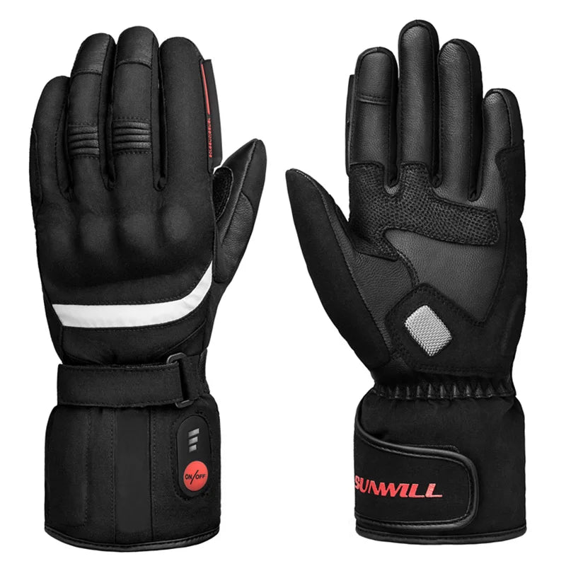 Savior Heat Winter Motorcycle Heated Gloves Waterproof