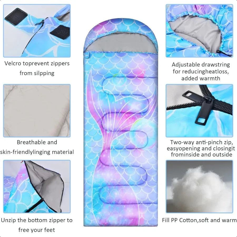 Guangdong Camping Sleeping Bag for Boys and Girls 3 Season