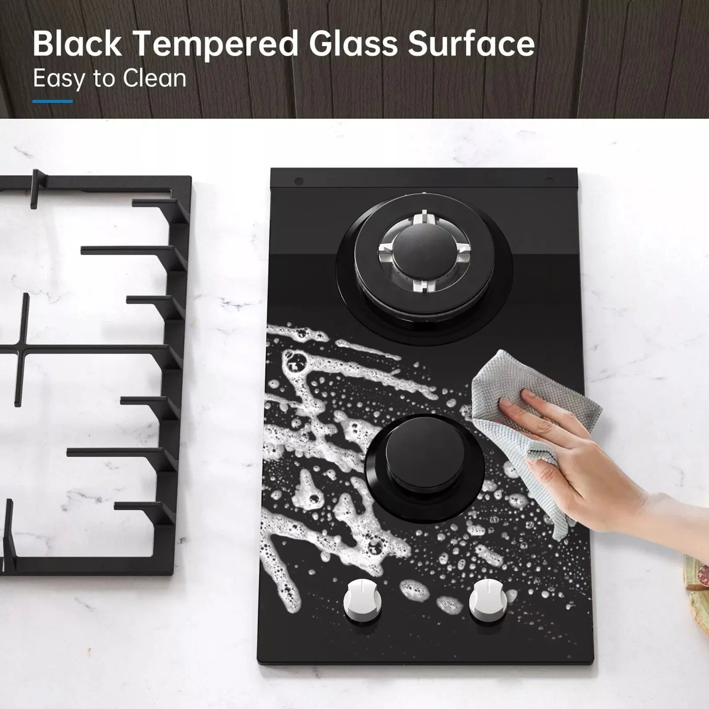 Tieasy Built In Dual Fuel Gas Cooktop With Thermocouple Protection