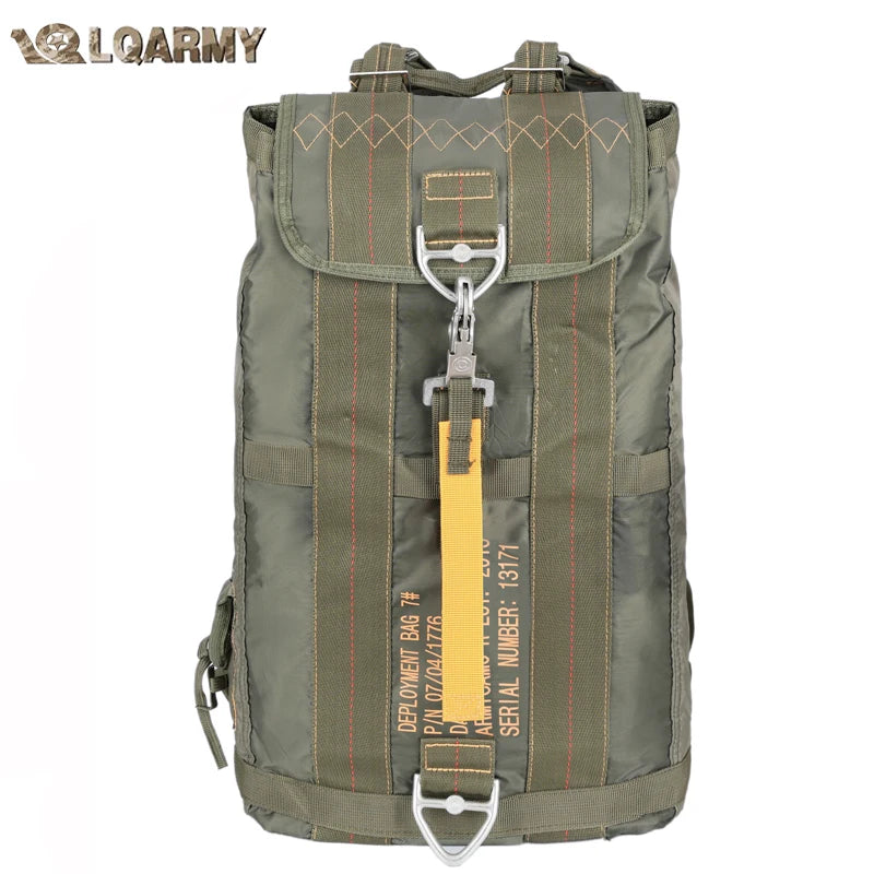 LQARMY Durable All Purpose Backpack Parachute Bag Outdoor