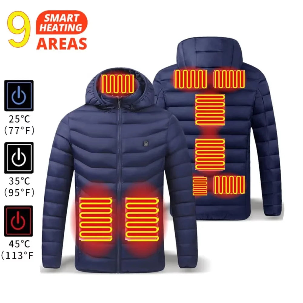 LEOSOXSCN Heated Jacket Vest USB Self Heating for Men and Women