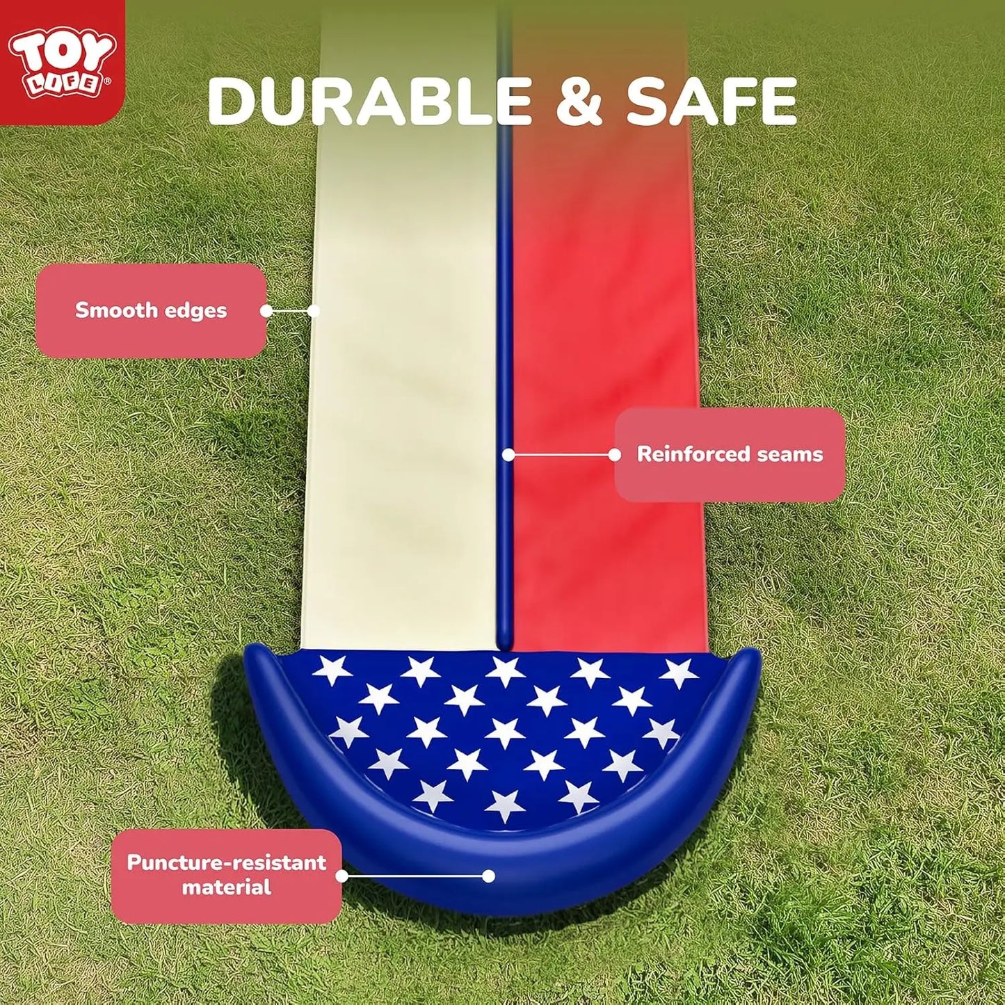 Giant Inflatable Water Slide With Sprinklers For Kids Backyard