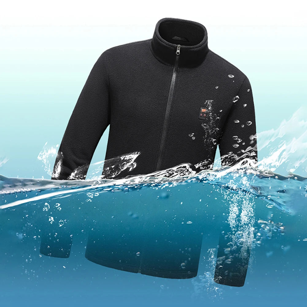 NONECN Heated Coat USB Charging Jacket Three Heat Levels