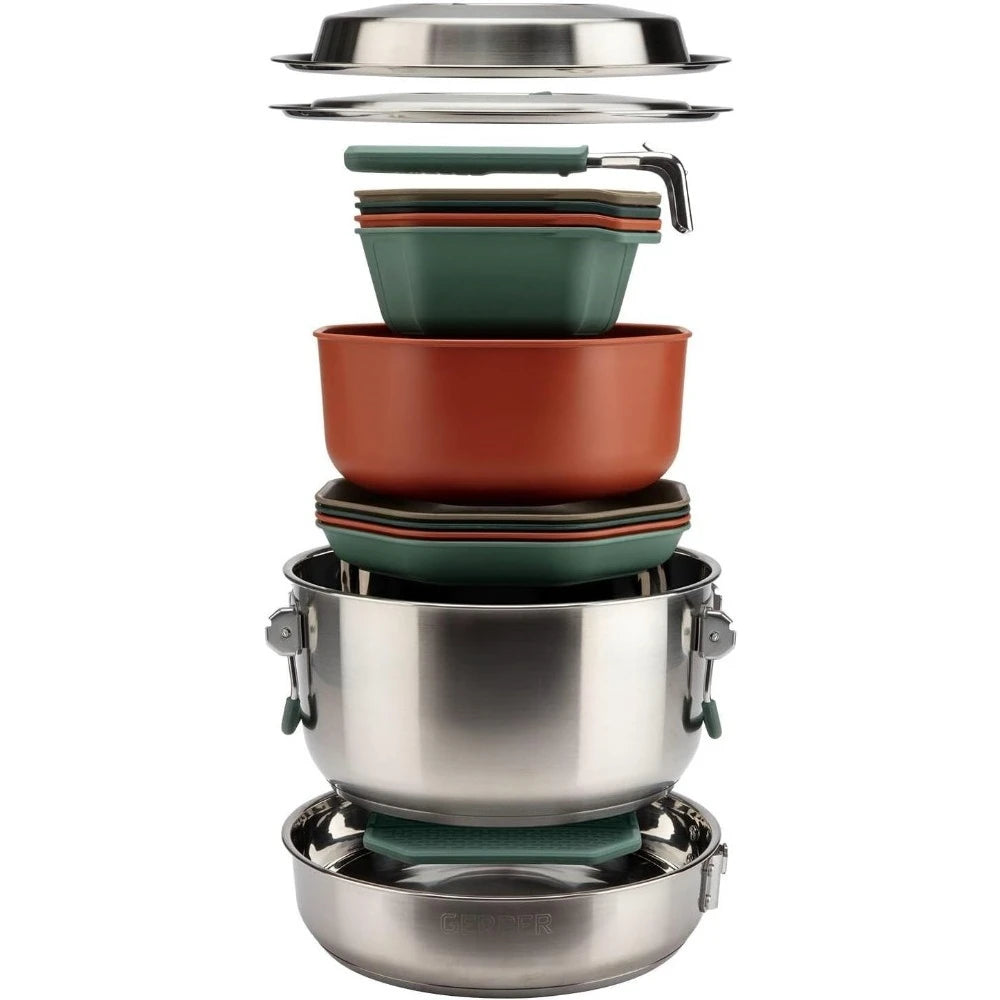 Hign-Concerned Cook Set Outdoor Camping Kitchen Gear