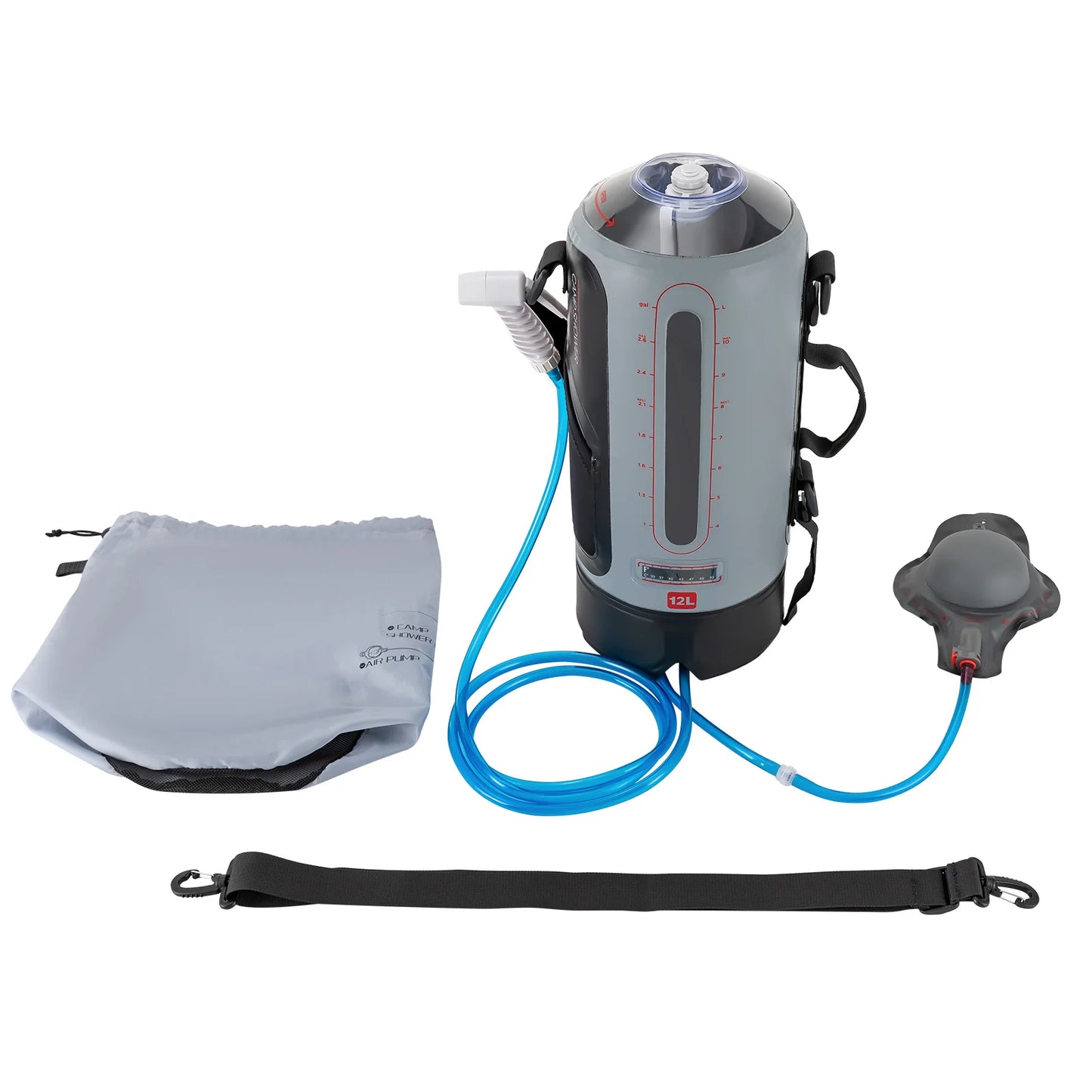 Portable Camp Shower With Pump For Outdoor Travel Hiking