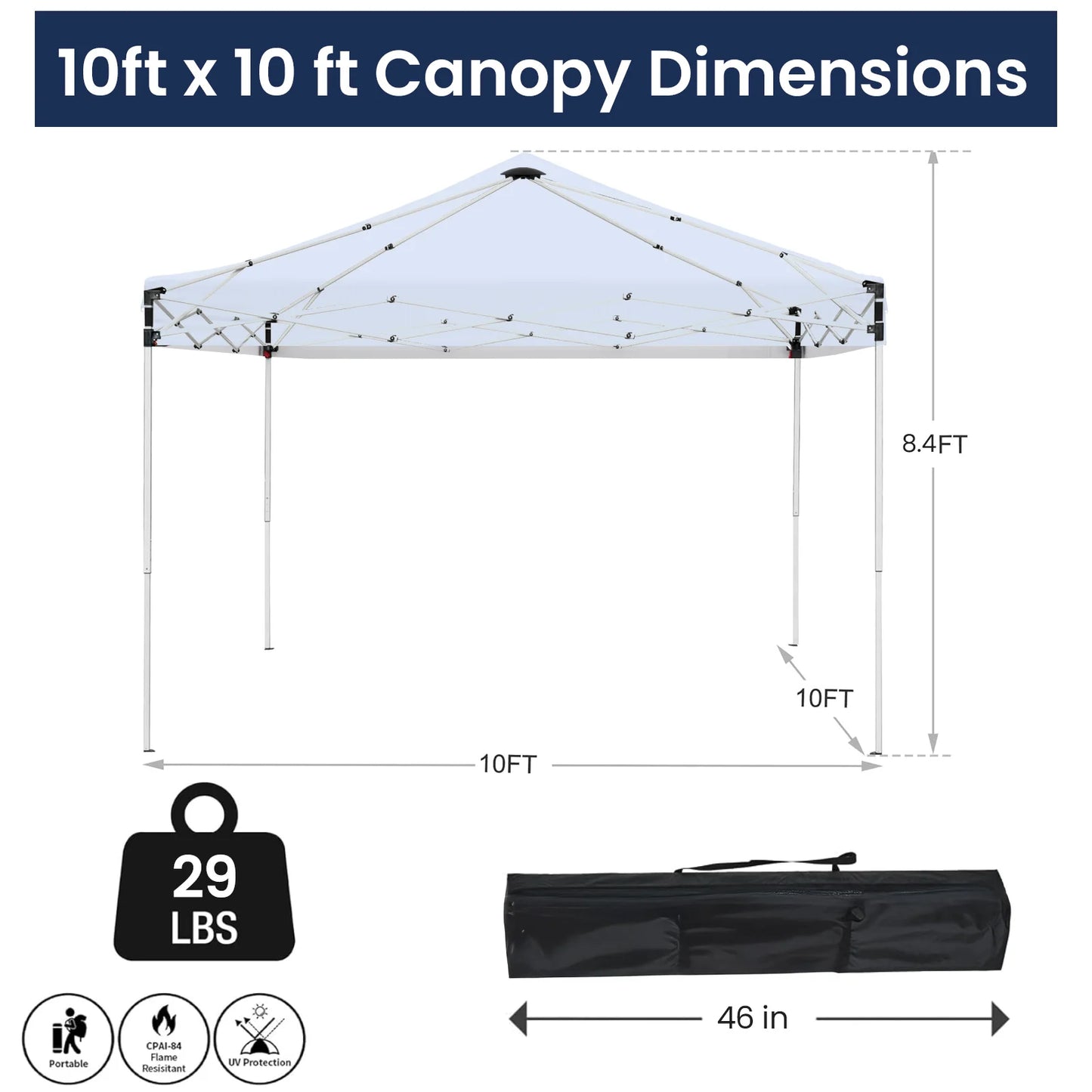 MORNGARDO Pop Up Canopy Tent Easy Set Up Outdoor Gazebo