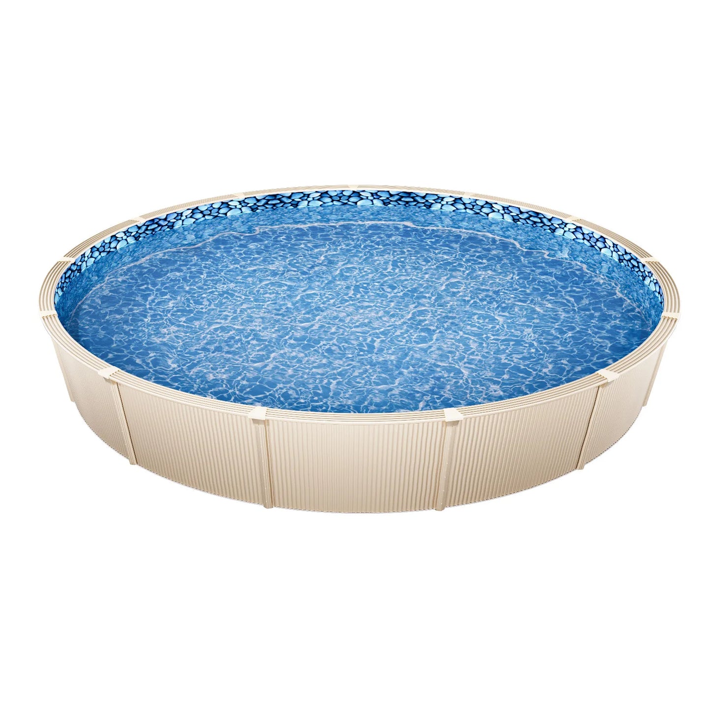 Round Pool Liner Unibead Style Durable Vinyl Aboveground Pools
