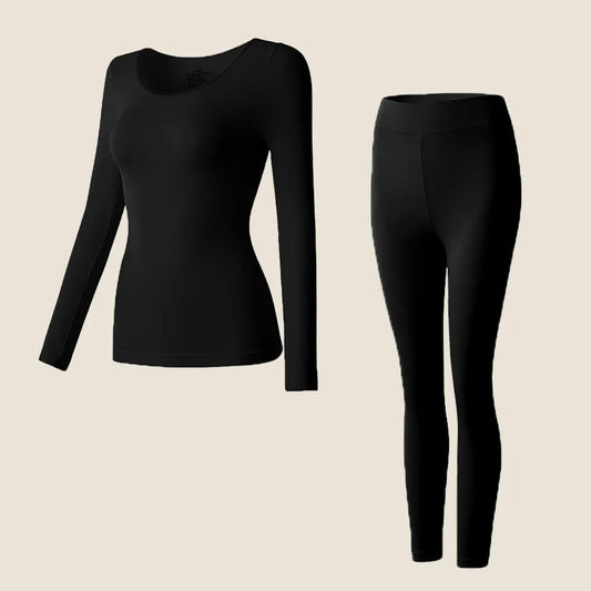 NONECN Womens Thermal Long Sleeve Bottoming Shirt Top