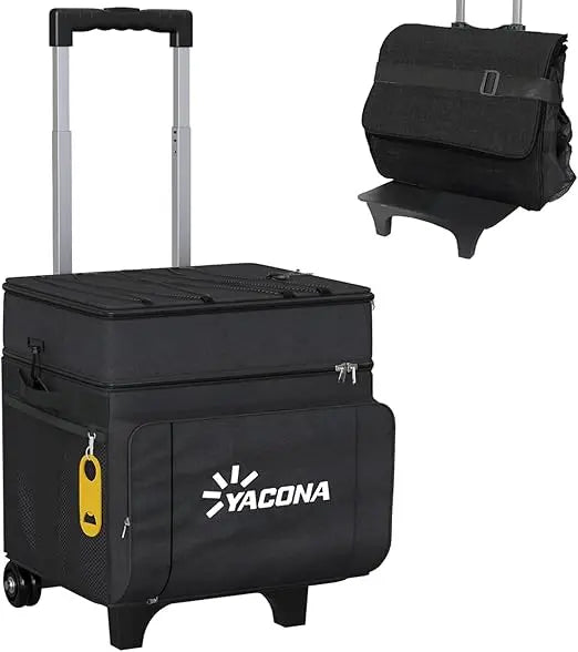 Rolling Cooler with Wheels and Handle 29L Insulated
