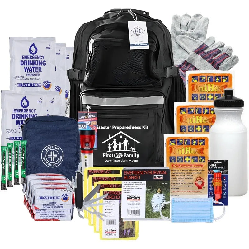 Hign-concerned My Family All-In-One 72 Hour Emergency Kit