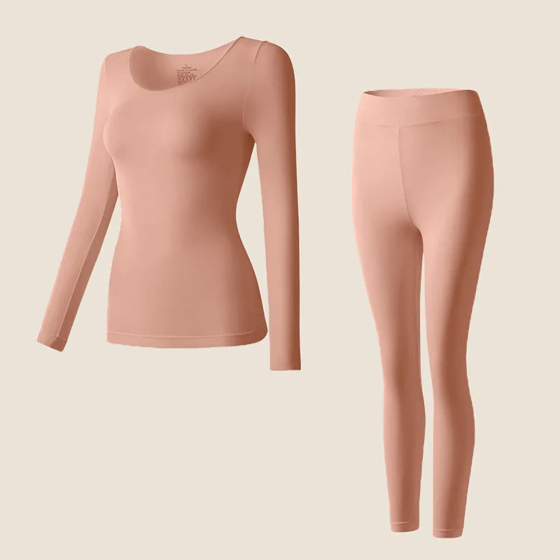 NONECN Womens Thermal Long Sleeve Bottoming Shirt Top