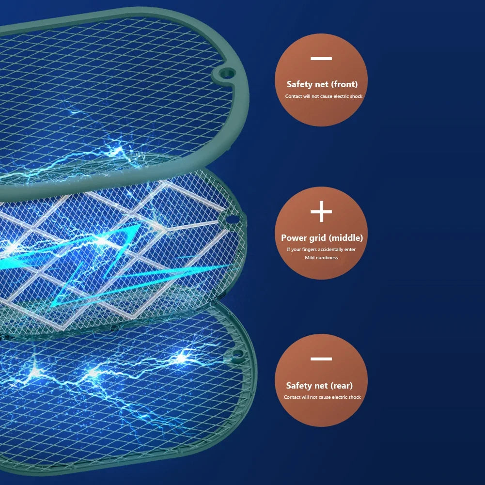 Shunmaii Electric Mosquito Killer 2 In 1 USB Rechargeable