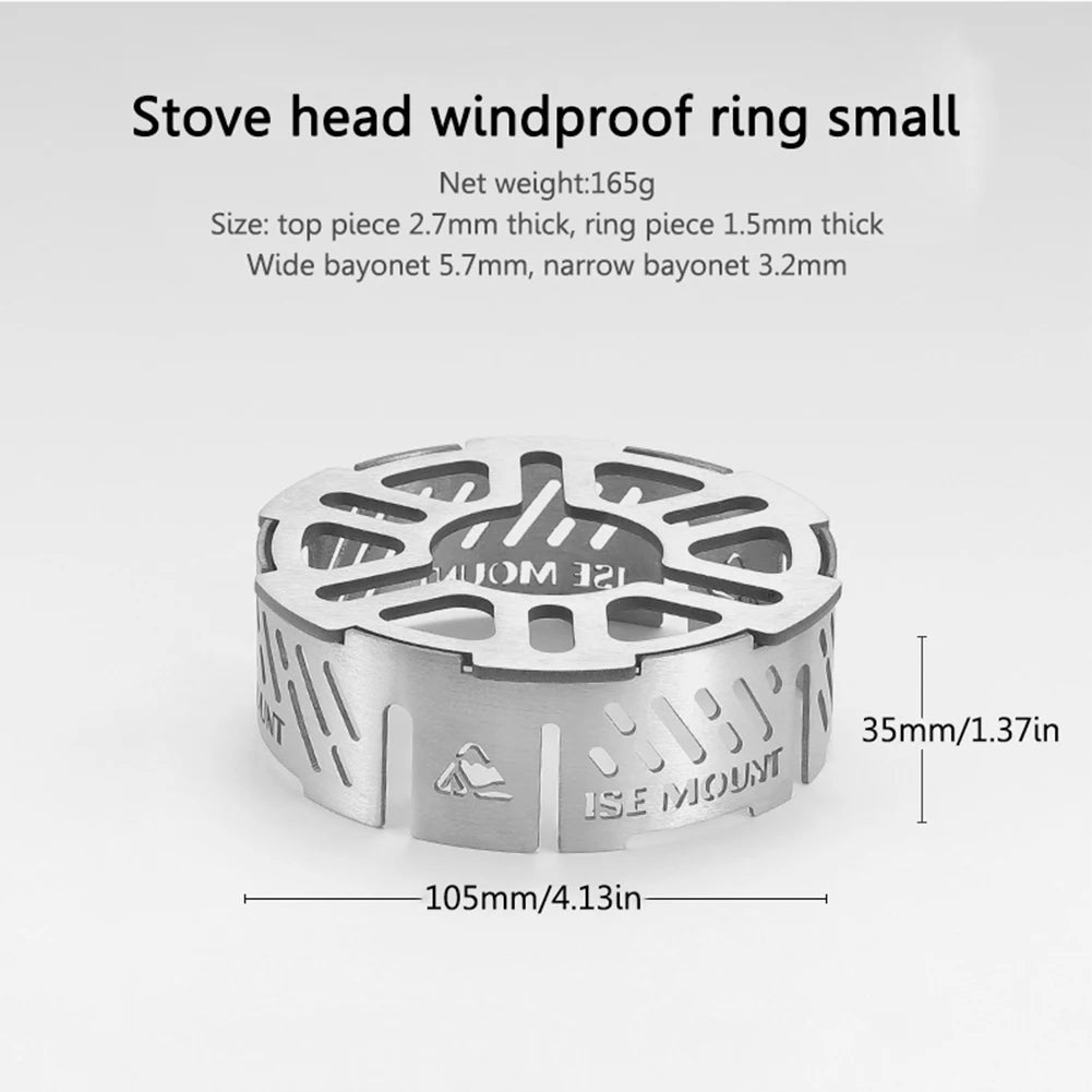 Shunmaii Outdoor Stove Windproof Ring For Camping Cooking