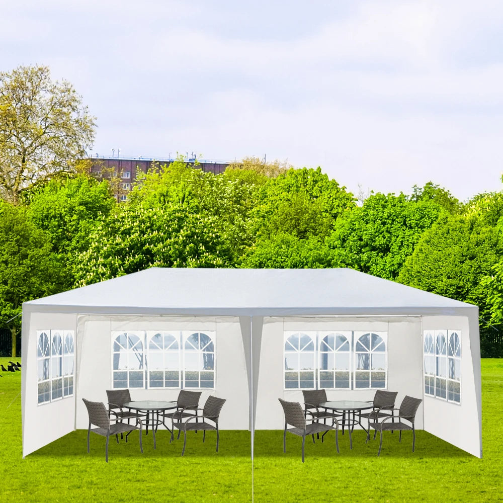 Outdoor Party Tent Waterproof Canopy With Removable Sidewalls Gazebo