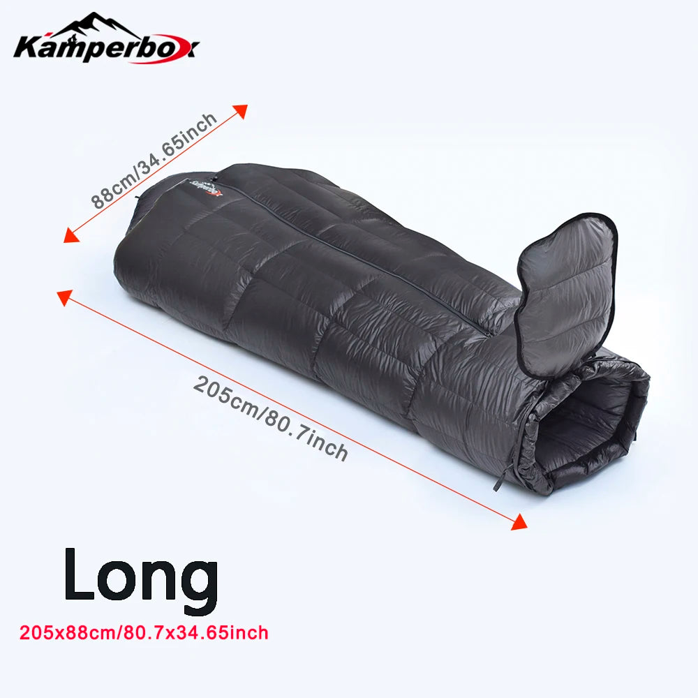 Kamperbox Winter Down Sleeping Bag Ultralight Camping Gear
