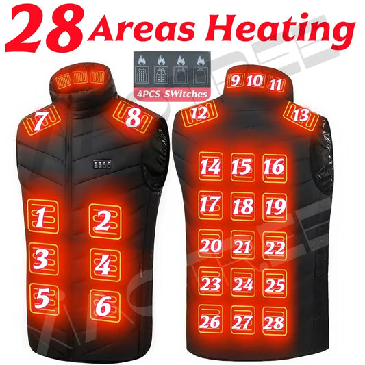 XIAOTREECN Heated Vest USB Electric Warmer for Men Women Camping