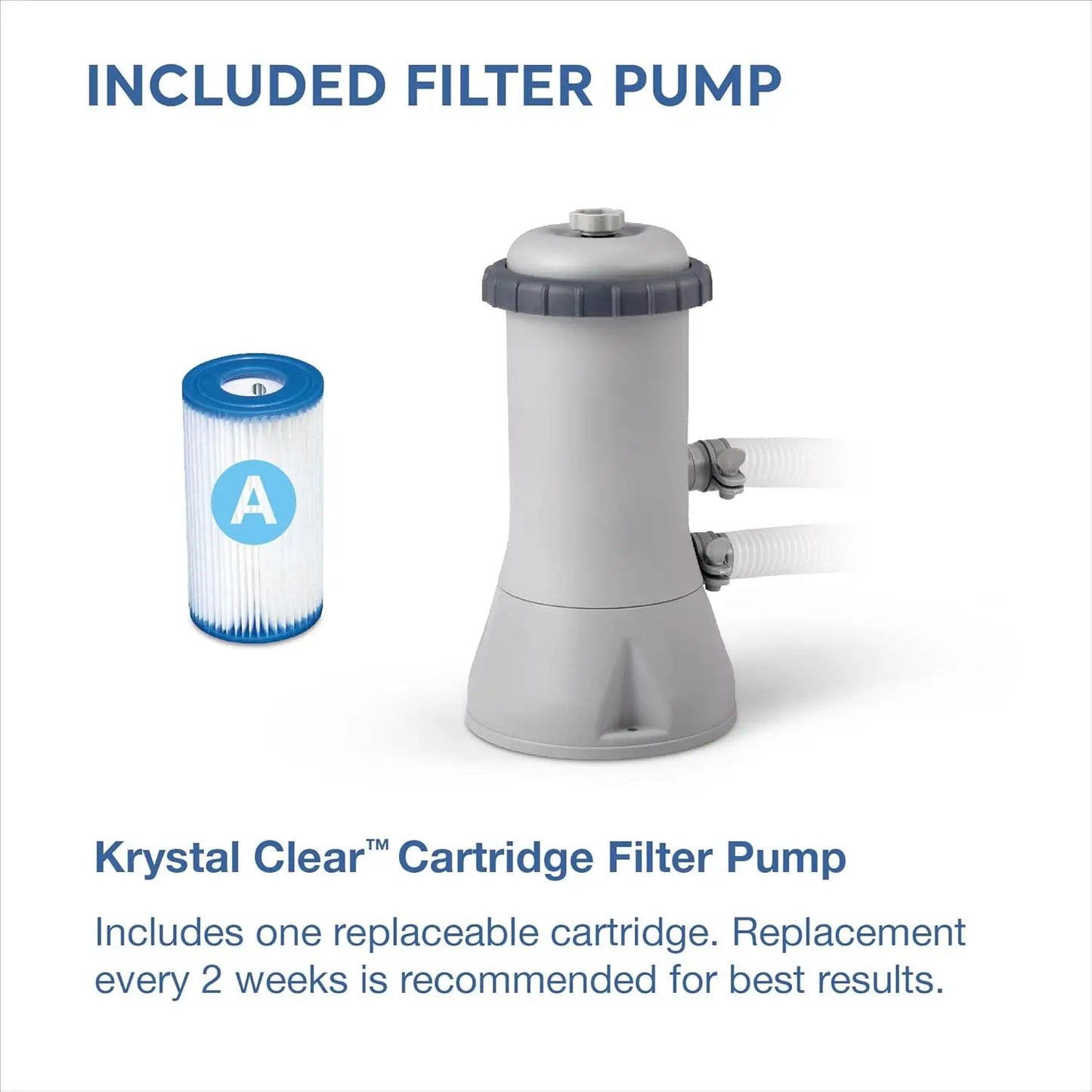 Hign-concerned Easy Set Inflatable Pool With 1000 GPH Filter Pump