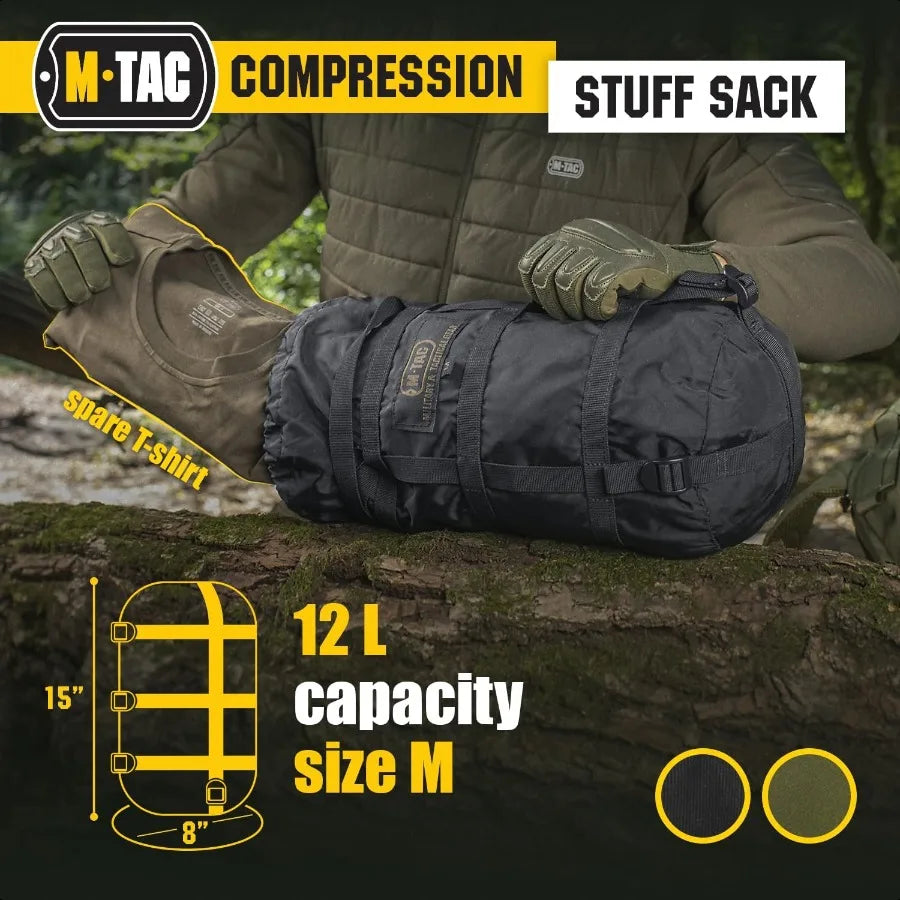 Comprion Stuff Sack For Sleeping Bag Water Resistant Nylon