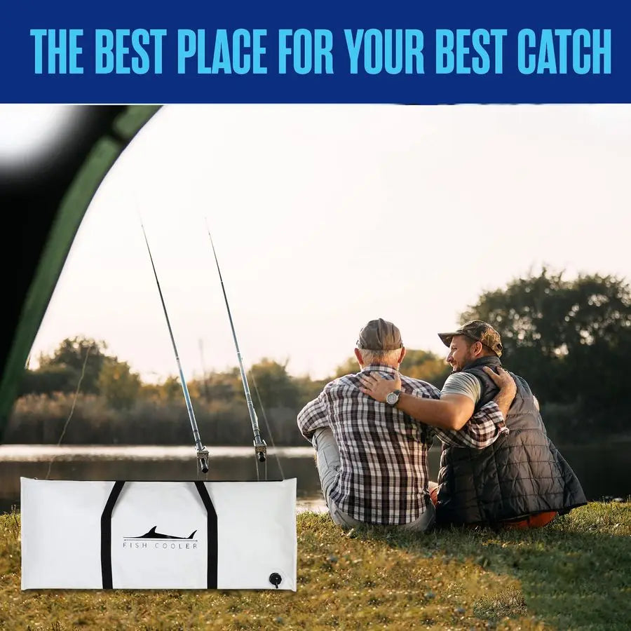 XMSJ Insulated Fish Cooler Bag For Kayak Fishing Gear
