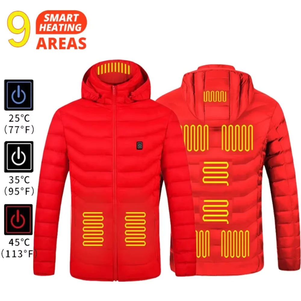 LEOSOXSCN Heated Jacket Vest USB Self Heating for Men and Women