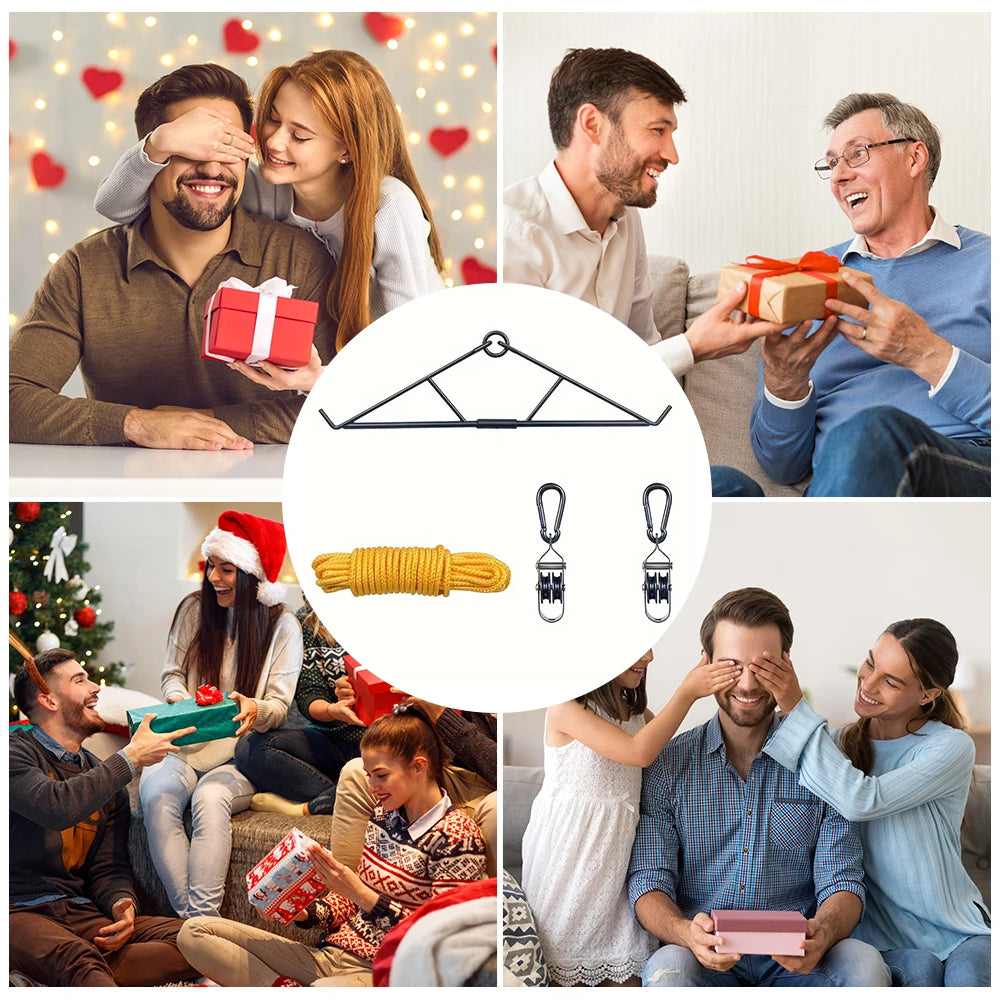 APWIKOGER 700 LBS Elk Deer Hunting Hoist Pulley System Gambrel