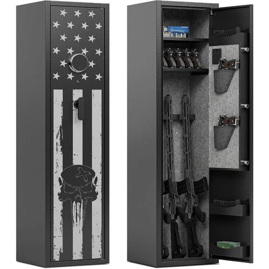 Six Gun Safe for Rifles and Pistols Large Capacity Cabinet