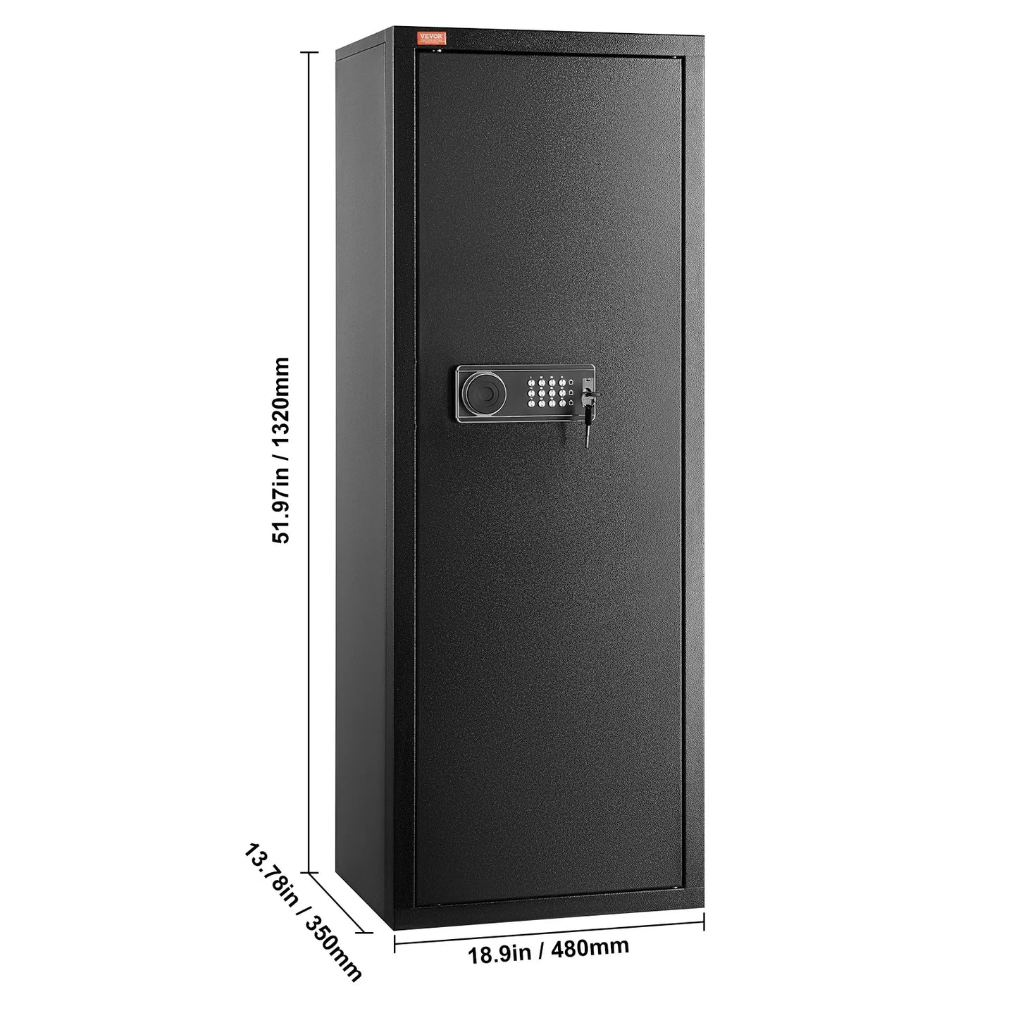 VEVOR Rifle Safe With Lock And Digital Keypad Storage