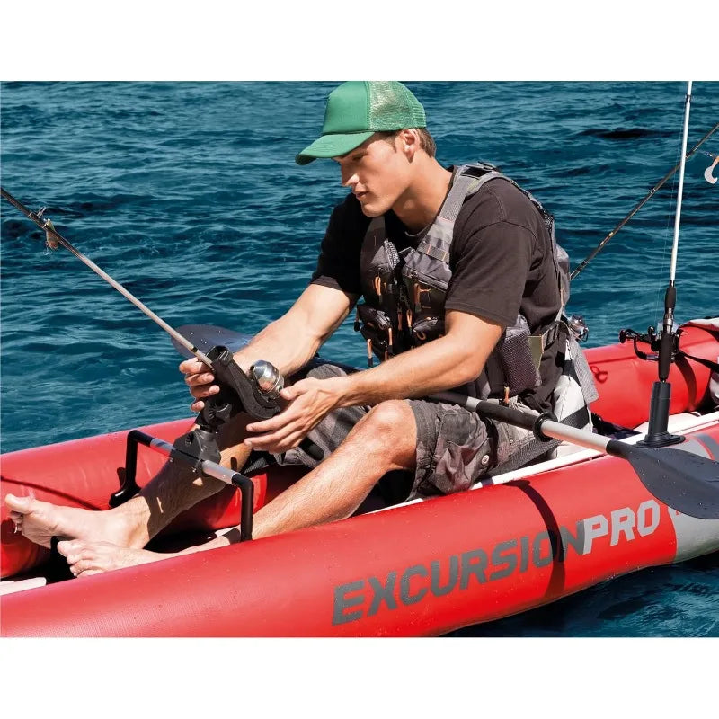 Excursion Pro K2 Inflatable Kayak Set With Deluxe Paddles
