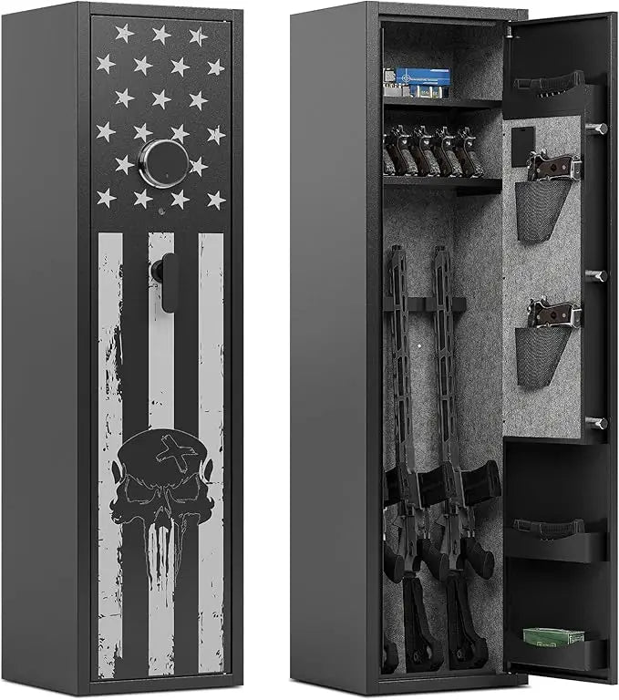Six Gun Safe for Rifles and Pistols Large Capacity Cabinet