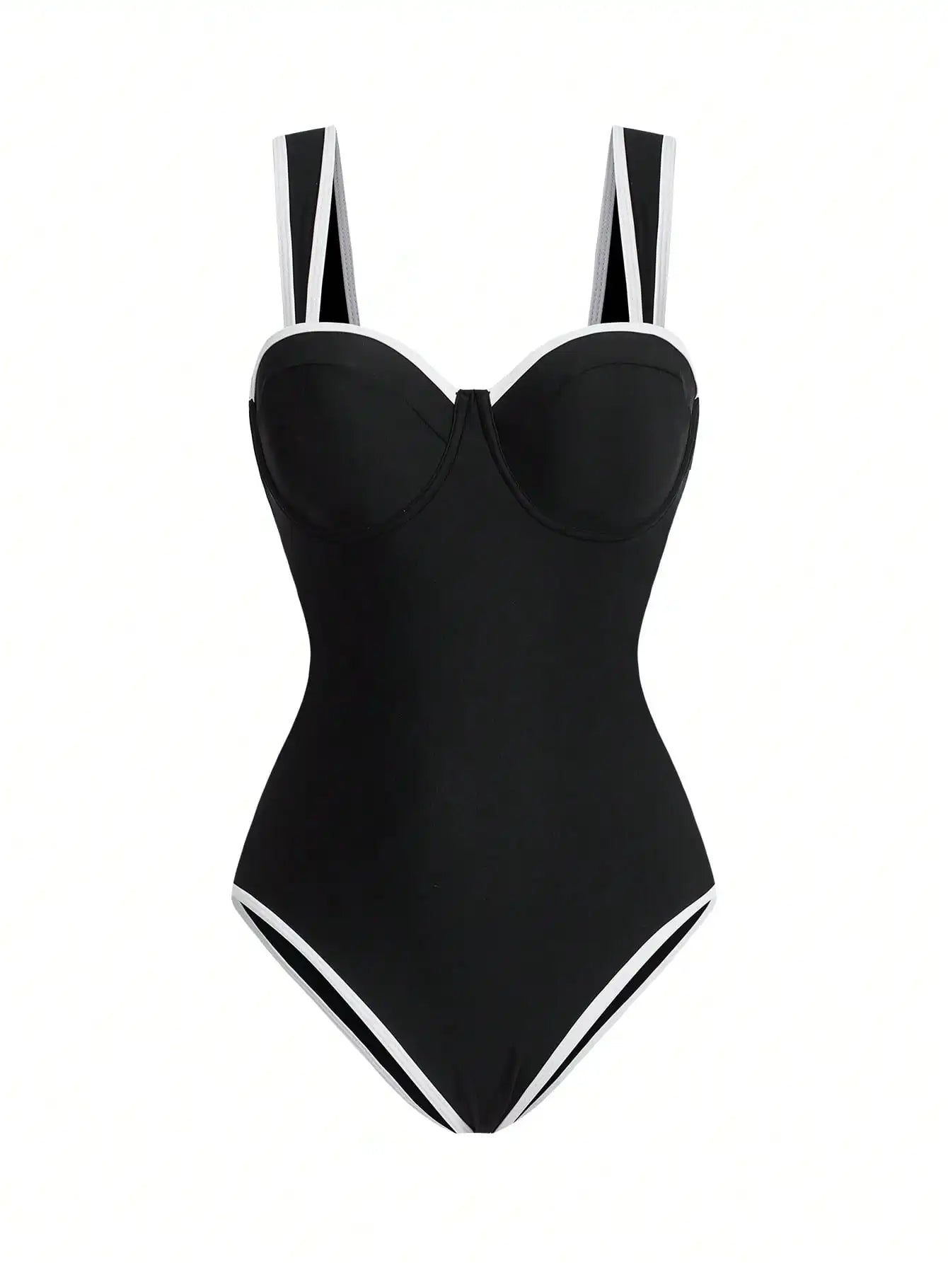 Womens One Piece Swimsuit With Mesh Cover Up Skirt Set