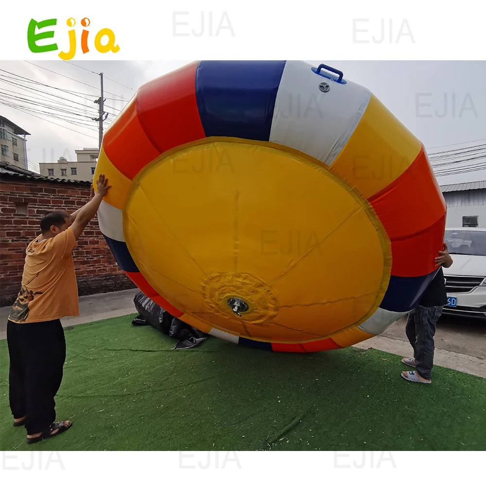 Ejia Outdoor Water Disco Boat Inflatable Towable Tube