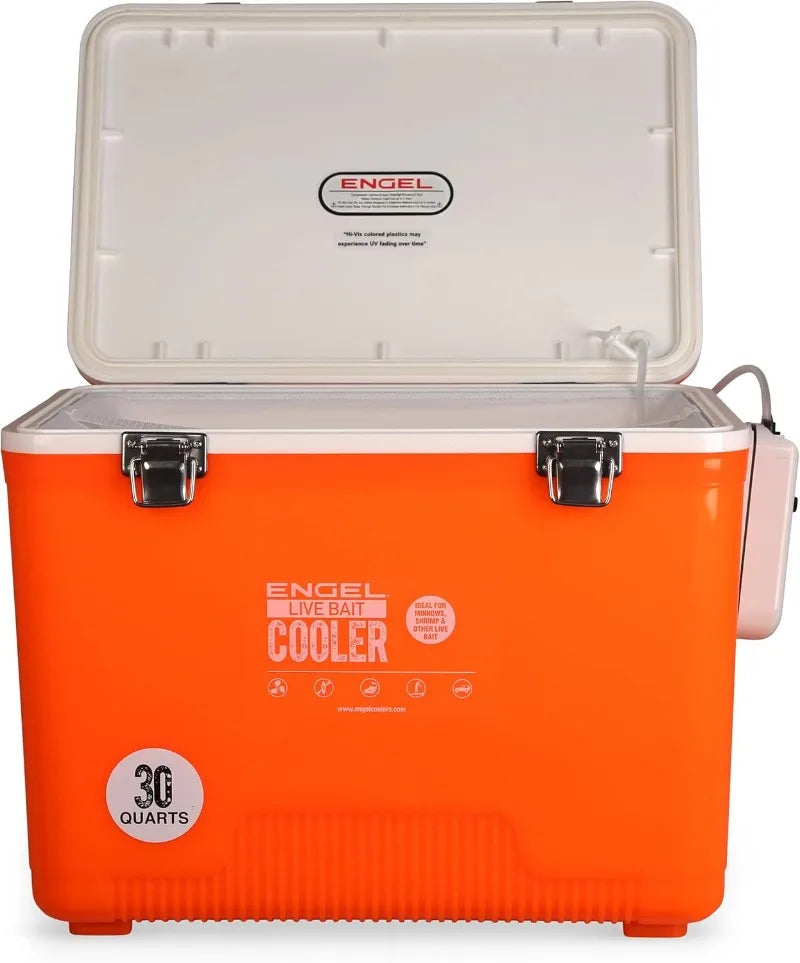 YTYIN Minnow Bait Cooler Box With Aerator Pump Portable