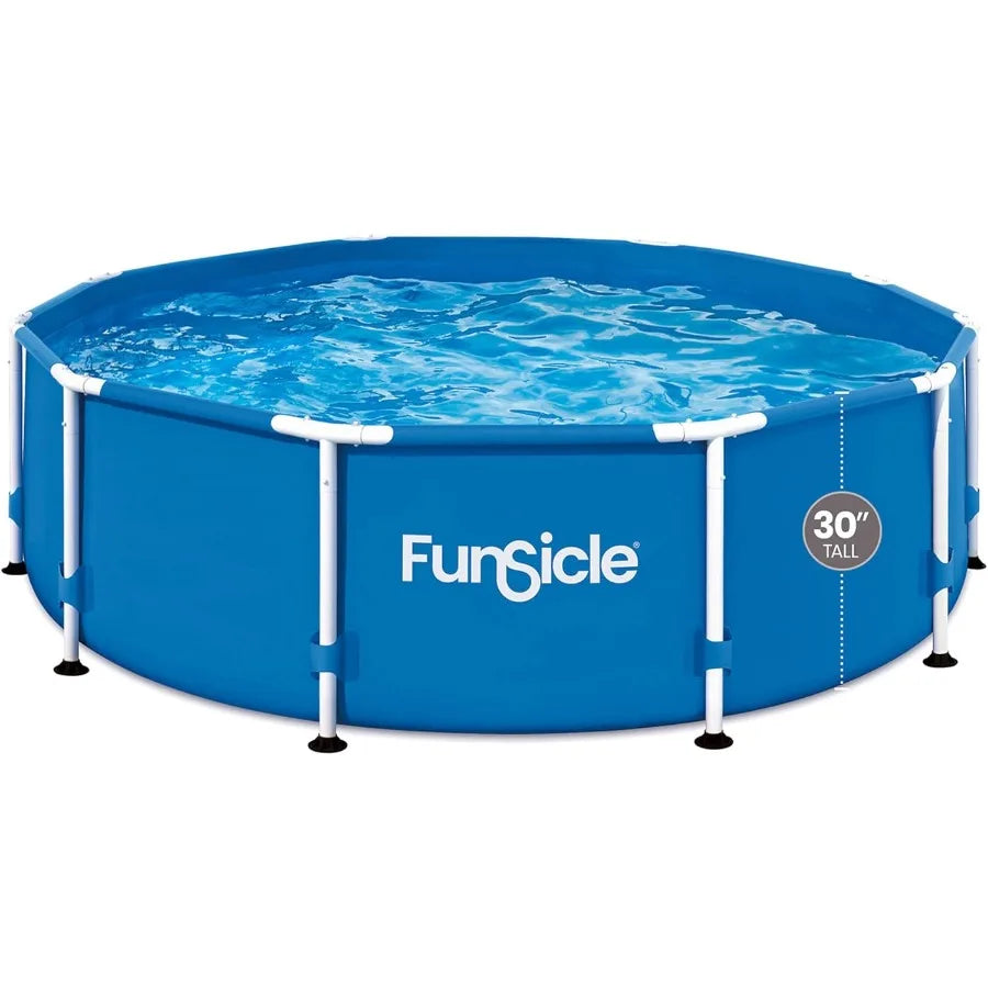 XMSJ Above Ground Pool Set with Skimmer and Filter Pump