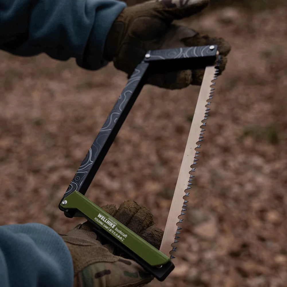 Folding Camp Saw Aluminum Alloy With Storage Bag For Camping