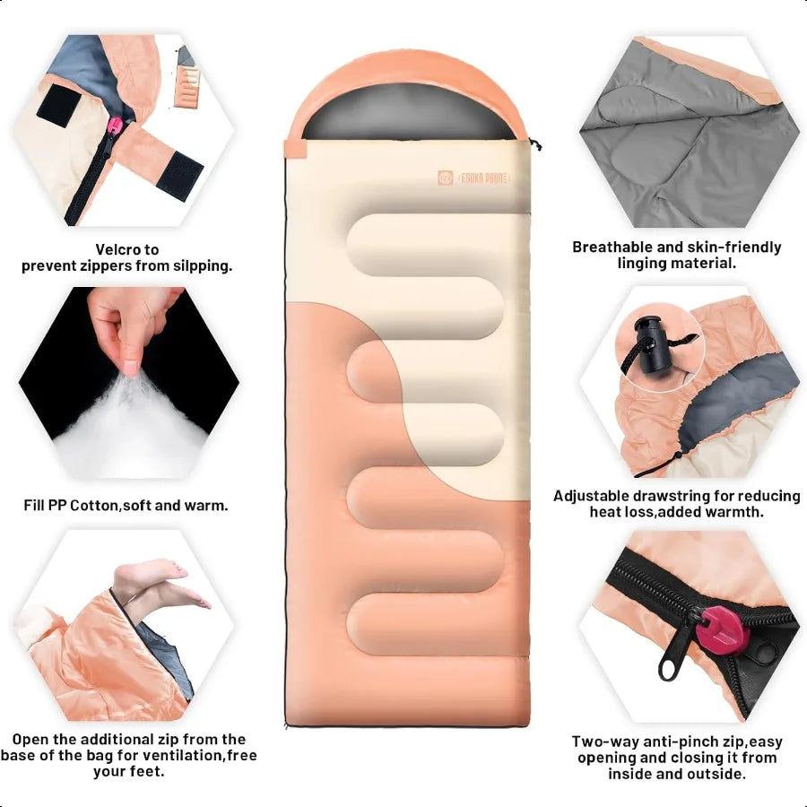 CN Guangdong Waterproof Adult Sleeping Bag For Camping