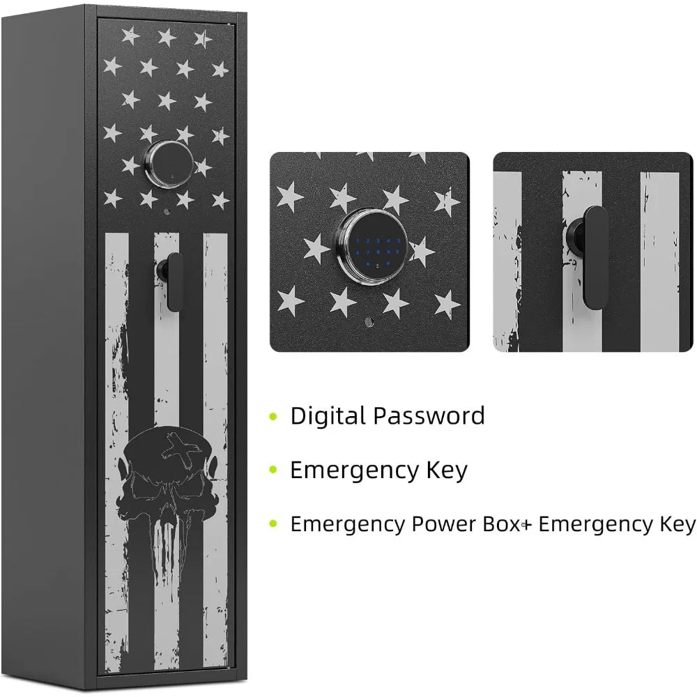 Six Gun Safe for Rifles and Pistols Large Capacity Cabinet