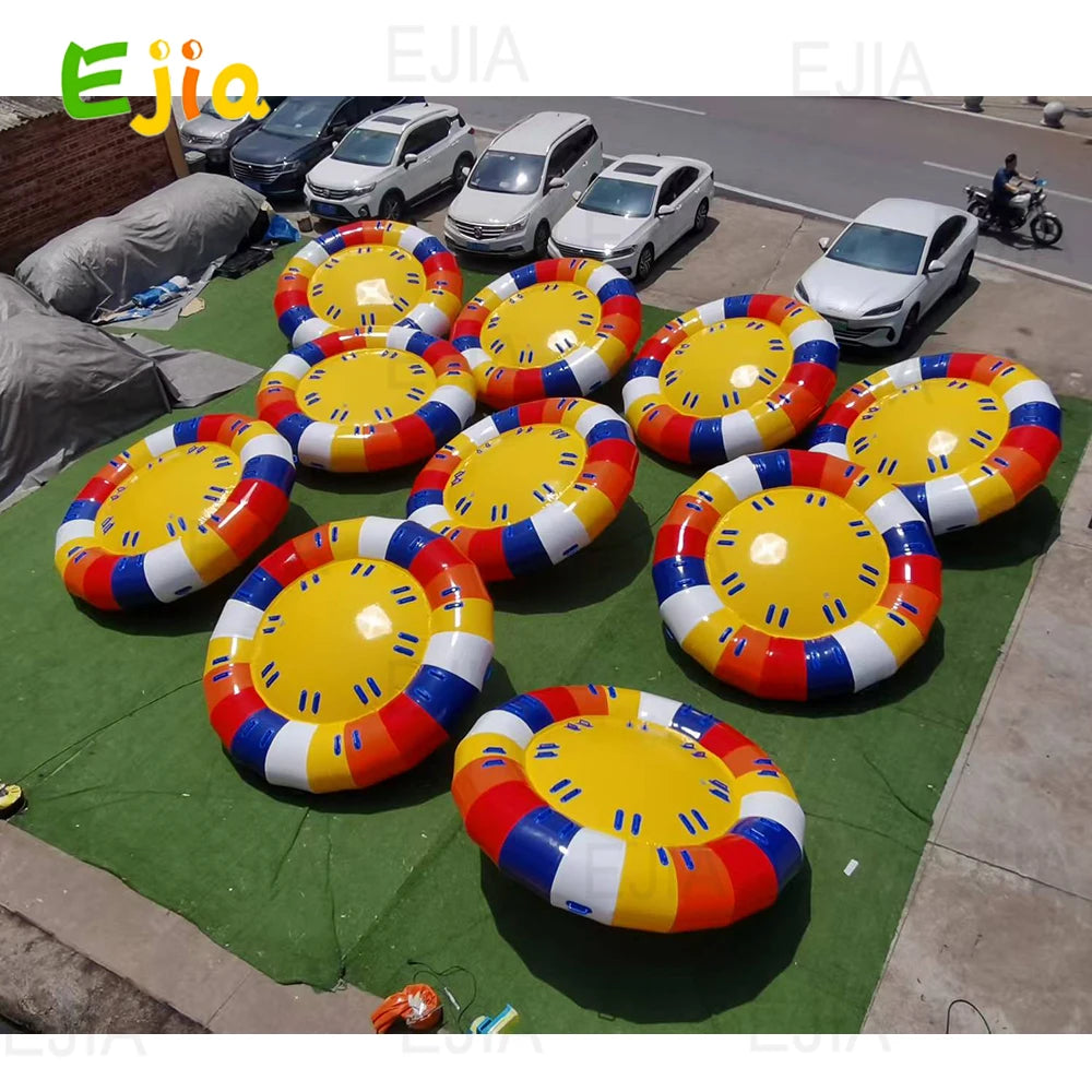 Ejia Outdoor Water Disco Boat Inflatable Towable Tube